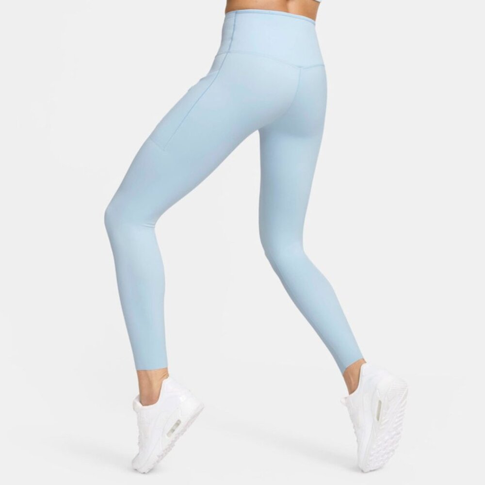 Nike - Go Firm-Support Mid-Rise Leggings with Pockets | Size XS | Armoury Blue